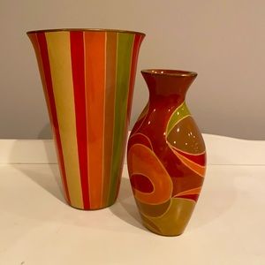 Pair of Pottery Vases